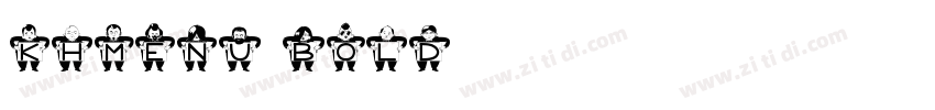 KHMenu Bold字体转换
